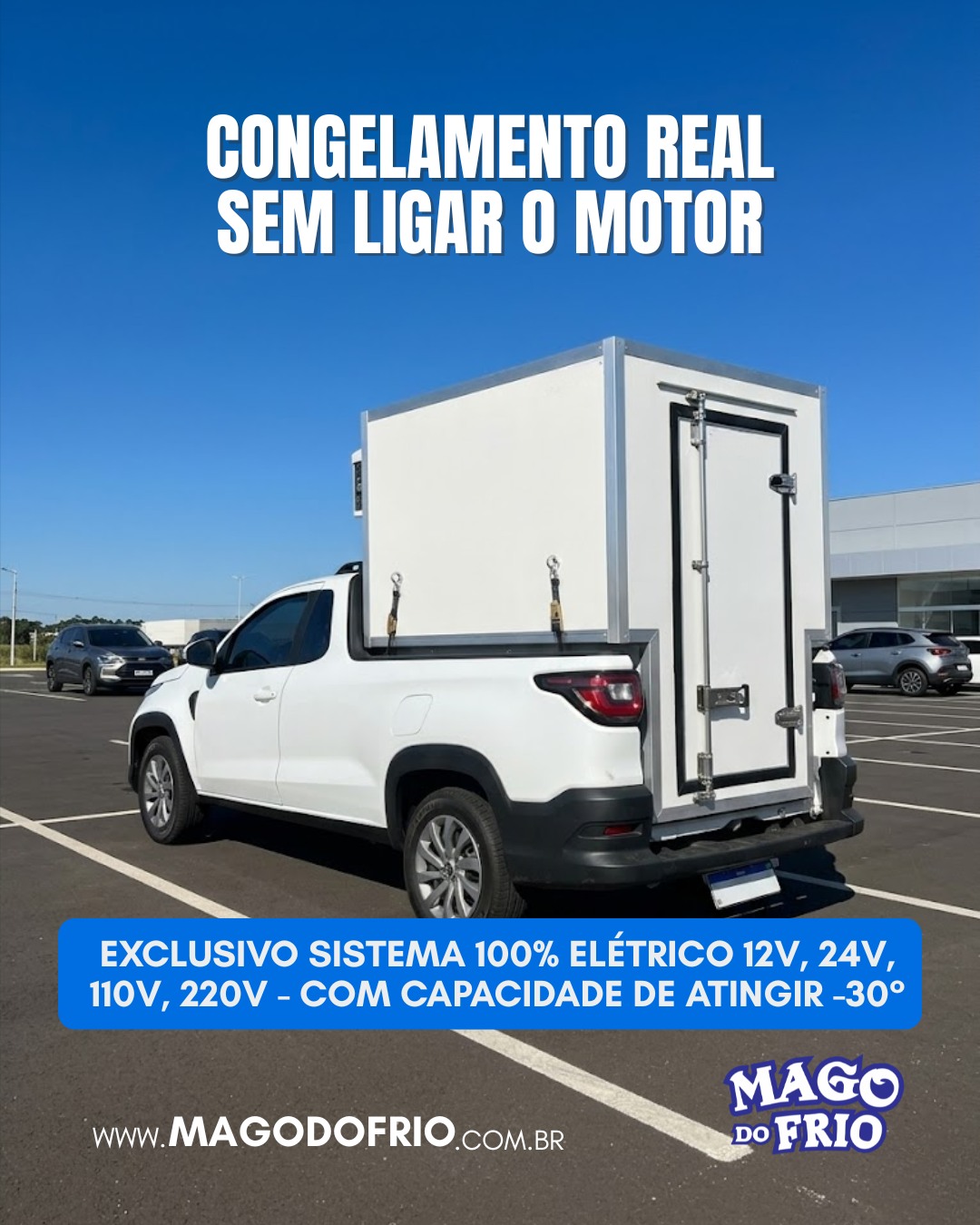 Registro de um projeto de refrigeração do Mago do Frio